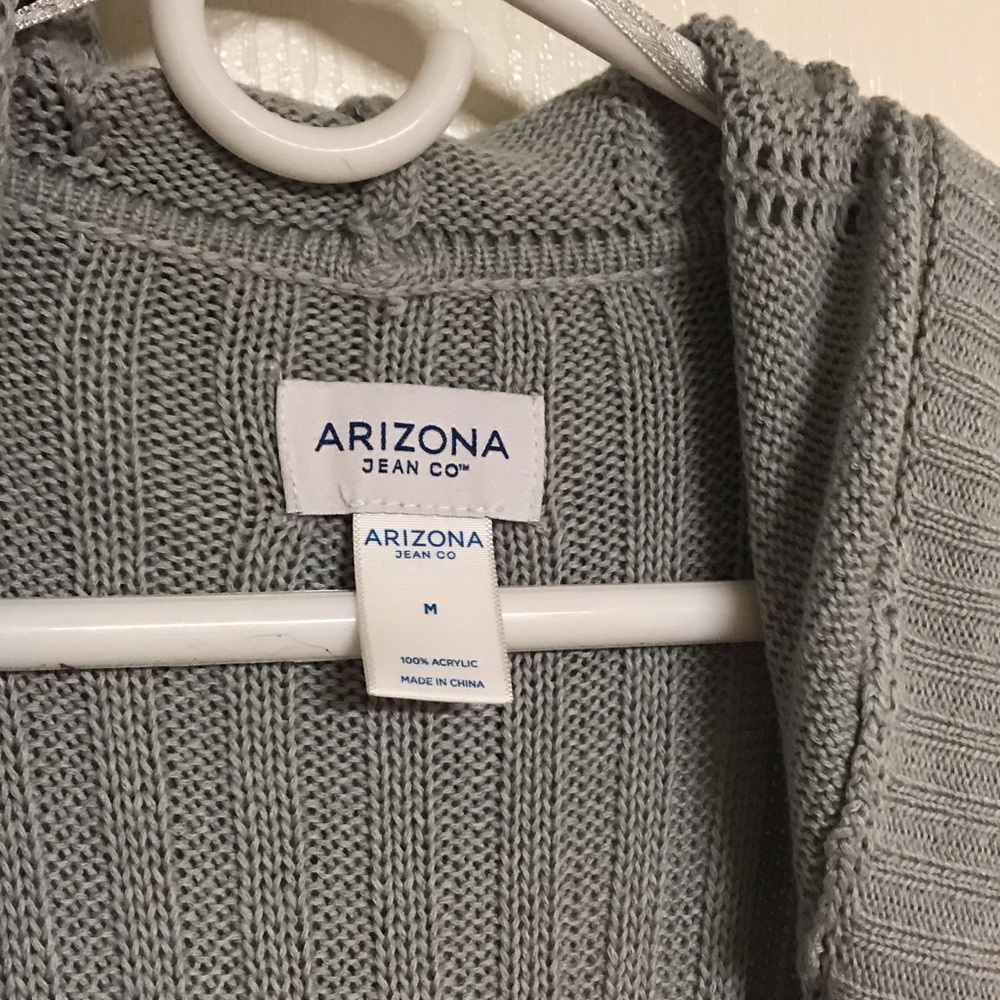 Arizona hooded cardigan, no pockets